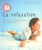 Couverture du livre « La relaxation » de Sarah Brewer aux éditions Taschen