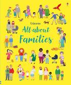 Couverture du livre « All about families » de Felicity Brooks et Mar Ferrero aux éditions Usborne