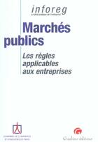Couverture du livre « Marches publics (les) » de Ccip aux éditions Gualino