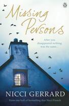 Couverture du livre « Missing Persons » de Nicci Gerrard aux éditions Adult Pbs