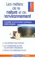 Couverture du livre « Les metiers de la nature et de l'environnement (3e édition) » de  aux éditions Studyrama