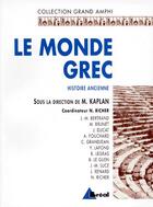 Couverture du livre « Le monde grec » de Marion Kaplan aux éditions Breal