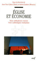 Couverture du livre « Église et économie » de Calvez J Y/Ss D aux éditions Cerf