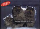 Couverture du livre « L'agenda-calendrier ; portraits de chats (édition 2012) » de  aux éditions Hugo Image