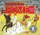 Couverture du livre « Ancient Rome pop ups » de David Hawcock et Javier Joaquin aux éditions Nuinui Jeunesse