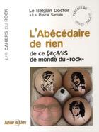 Couverture du livre « L'abécédaire de rien de ce #cet%d de monde du rock » de Pascal Samain aux éditions Autour Du Livre