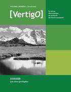 Couverture du livre « VERTIGO T.3/1 ; les aires protégées » de Vertigo aux éditions Editions En Environnement