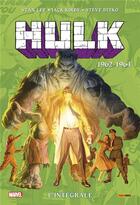 Couverture du livre « Hulk : Intégrale vol.1 : 1962-1964 » de Steve Ditko et Stan Lee et Jack Kirby aux éditions Panini