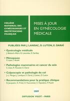 Couverture du livre « Mises à jour en gynécologie médicale » de Emile Darai aux éditions Cngof