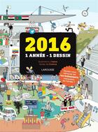 Couverture du livre « 1 année, 1 dessin (édition 2016) » de  aux éditions Larousse