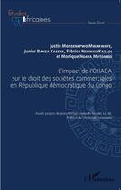 Couverture du livre « L'impact de l'OHADA sur le droit des sociétés commerciales en République Démocratique du Congo » de  aux éditions L'harmattan