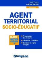 Couverture du livre « Agent territorial socio-educatif » de Marc Dalens aux éditions Studyrama