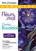 Couverture du livre « Les Fleurs du Mal » de Charles Baudelaire aux éditions Larousse