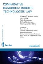 Couverture du livre « Comparative handbook: robotic technologies law » de  aux éditions Larcier