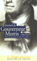 Couverture du livre « Journal - (1789-1792) » de Morris/Baecque aux éditions Mercure De France