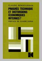 Couverture du livre « Progrès technique et distorsions économiques internes ? » de Ben Soussan aux éditions Cujas