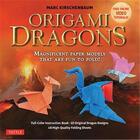 Couverture du livre « Origami dragons kit » de Marc Kirschenbaum aux éditions Tuttle