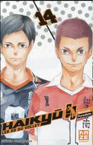 Couverture du livre « Haikyu !! les as du volley Tome 14 » de Haruichi Furudate aux éditions Crunchyroll