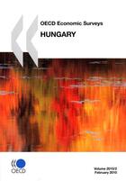 Couverture du livre « OECD economic surveys : Hungary (édition 2010) » de  aux éditions Ocde