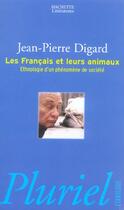 Couverture du livre « Les francais et leurs animaux » de Jean-Pierre Digard aux éditions Pluriel