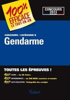 Couverture du livre « Concours gendarme ; catégorie B » de  aux éditions Vuibert