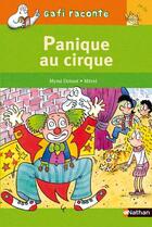 Couverture du livre « Panique au cirque ! niveau 2, je lis » de Mymi Doinet et Merel aux éditions Nathan