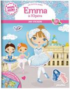 Couverture du livre « Les petites robes d'Emma à l'opéra de Paris » de Julie Camel aux éditions Play Bac