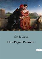 Couverture du livre « Une Page D'amour » de Émile Zola aux éditions Culturea