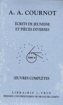 Couverture du livre « Oeuvres complètes t.11 » de A.A. Cournot aux éditions Vrin