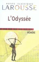 Couverture du livre « L'odyssée » de Homere aux éditions Larousse