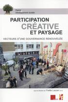 Couverture du livre « Participation creative et paysage » de Yvette Lazzeri aux éditions Pu De Provence