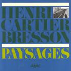 Couverture du livre « Paysages » de Henri Cartier-Bresson aux éditions Nathan
