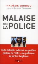 Couverture du livre « Malaise dans la police » de Nadege Guidou aux éditions Eyrolles
