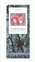 Couverture du livre « Arbre a paroles (l'), n 151 georges thines : la science du poeme » de  aux éditions L'arbre A Paroles