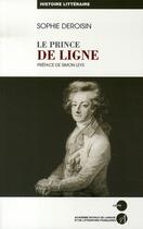 Couverture du livre « Le prince de ligne » de Sophie Deroisin aux éditions Parole Et Silence