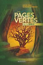 Couverture du livre « Les pages vertes de la Bible » de David Fines et Norman Levesque aux éditions Editions Novalis