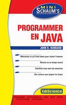 Couverture du livre « Programmer en java » de John R. Hubbard aux éditions Dunod