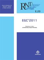 Couverture du livre « Revue des nouvelles technologies de l'information ; EGC 2011 » de  aux éditions Hermann