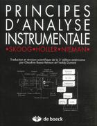 Couverture du livre « Principes d'analyse instrumentale » de Holler/Nieman/Skoog aux éditions De Boeck Superieur