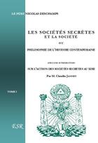 Couverture du livre « Les sociétés secrètes et la société » de N. Deschamps aux éditions Saint-remi