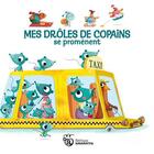 Couverture du livre « Mes drôles de copains se promènent » de Amandine Piu et Sylvie Misslin aux éditions Amaterra