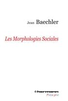 Couverture du livre « Les morphologies sociales » de Jean Baechler aux éditions Hermann