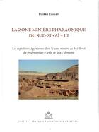 Couverture du livre « La zone minière pharaonique du Sud-Sinaï III » de Pierre Tallet aux éditions Ifao