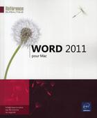 Couverture du livre « Word 2011 pour Mac » de  aux éditions Eni