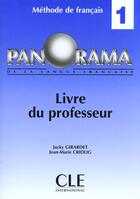Couverture du livre « Panorama 1 / Professeur » de Jacky Girardet aux éditions Cle International