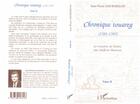 Couverture du livre « Chronique touareg (1701-1705) : Le royaume de Gober, une chefferie Haouassa - Tome 2 » de Jean-Pierre Gourmelon aux éditions L'harmattan