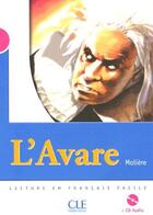 Couverture du livre « L'Avare + CD audio niveau 3 » de Catherine Barnoud aux éditions Cle International