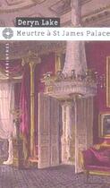 Couverture du livre « Meurtre A St James Palace » de Lake-D aux éditions Editions Du Masque