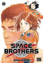 Couverture du livre « Space brothers Tome 23 » de Chuya Koyama aux éditions Pika