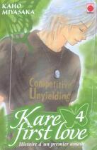 Couverture du livre « Kare first love Tome 4 » de Miyasaka-K aux éditions Panini